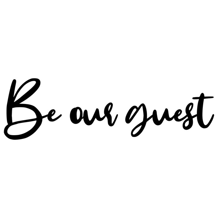 Wallity Be Our Guest Escultura de Pared Negra Wallity Be Our Guest Escultura de Pared Negra